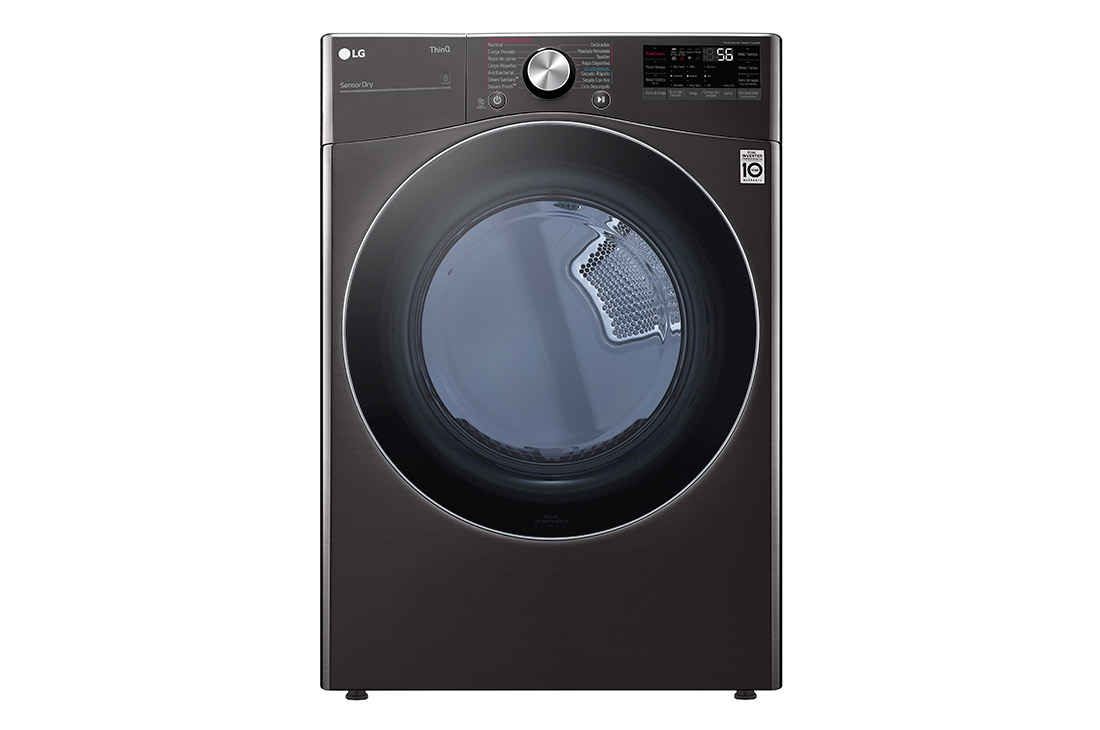 LG Secadora Carga Frontal - DF22BV2SR - 22kg/48lbs - Color Negro - ThinQ, DF22BV2SR
