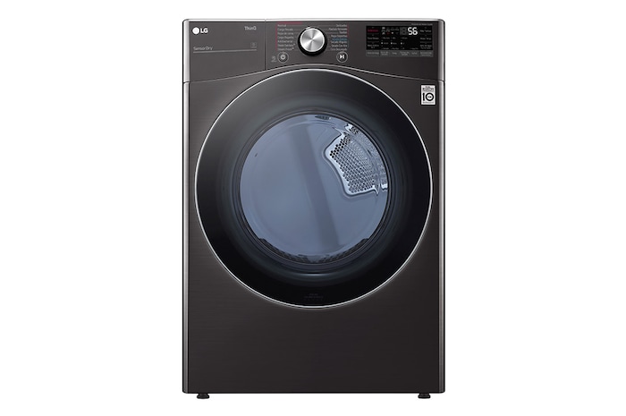 LG Secadora LG Carga Frontal 22Kg Negro TurboSteam™ ThinQ™, DF22BV2SR