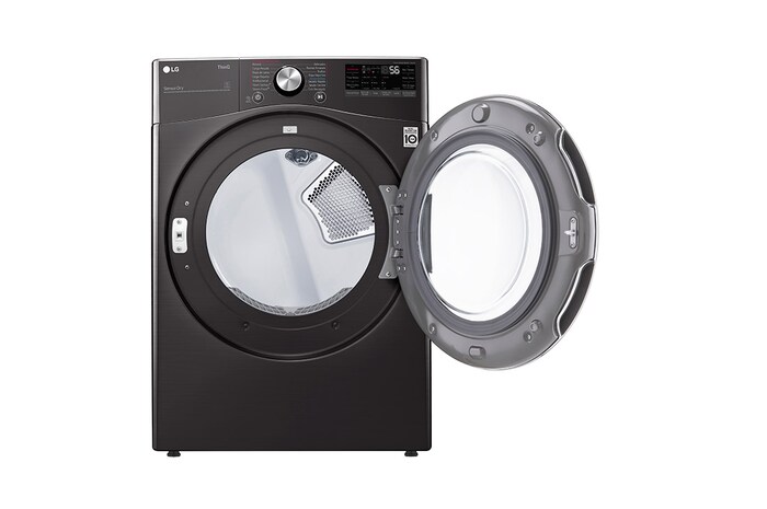 LG Secadora LG Carga Frontal 22Kg Negro TurboSteam™ ThinQ™, DF22BV2SR