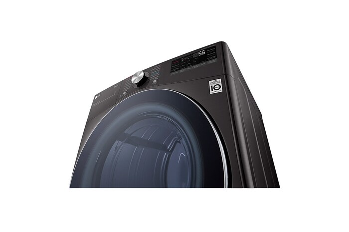 LG Secadora LG Carga Frontal 22Kg Negro TurboSteam™ ThinQ™, DF22BV2SR