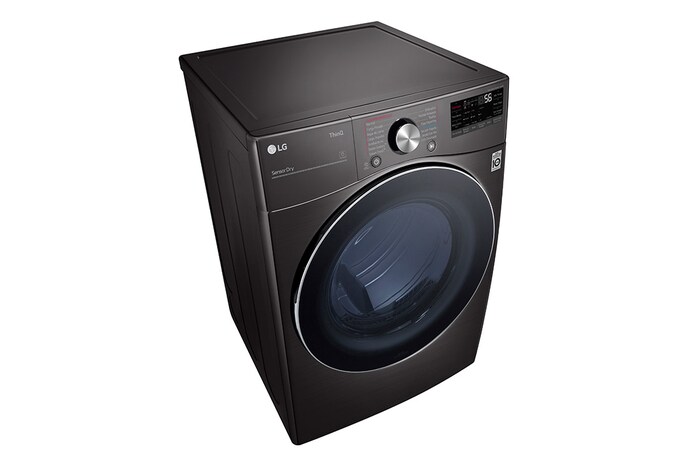 LG Secadora LG Carga Frontal 22Kg Negro TurboSteam™ ThinQ™, DF22BV2SR
