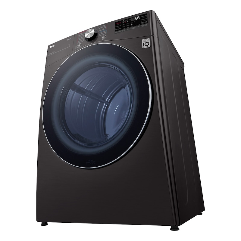 LG Secadora LG Carga Frontal 22Kg Negro TurboSteam™ ThinQ™, DF22BV2SR
