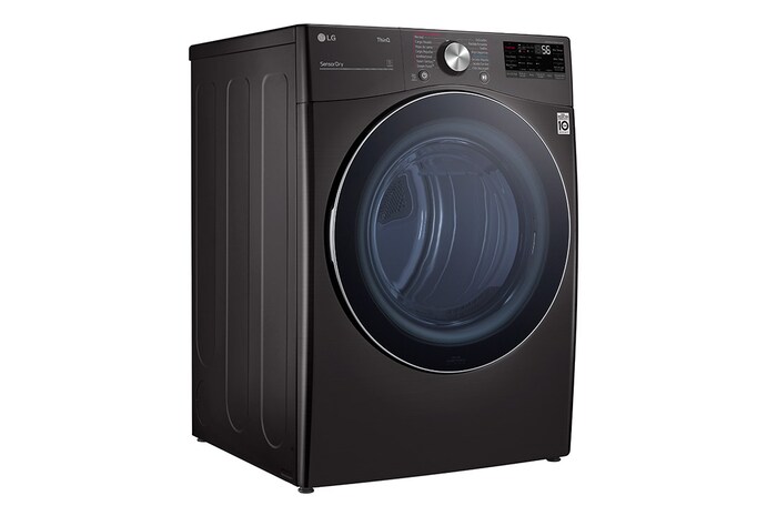 LG Secadora LG Carga Frontal 22Kg Negro TurboSteam™ ThinQ™, DF22BV2SR