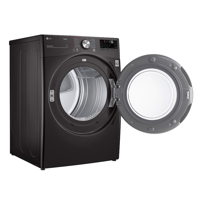LG Secadora LG Carga Frontal 22Kg Negro TurboSteam™ ThinQ™, DF22BV2SR