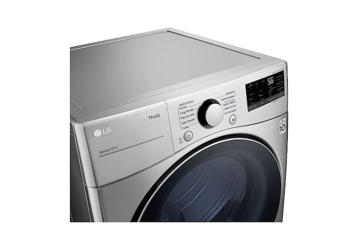 LG Secadora LG Carga Fronta 22Kg Plata FlowSense™ ThinQ™ , DF22VV2R