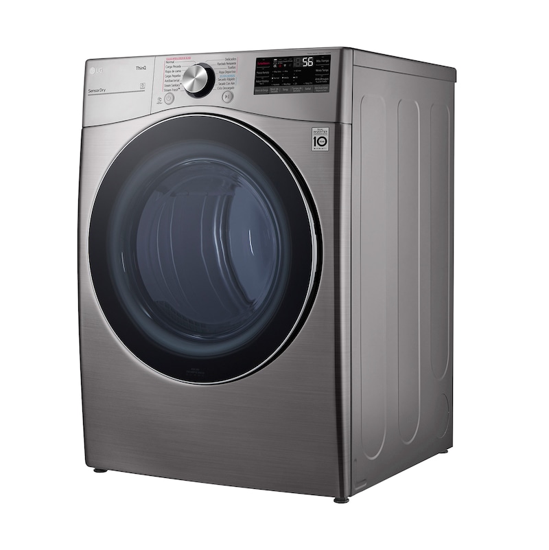 LG Secadora LG Carga Frontal 22Kg - a Gas - TurboSteam ThinQ - Plata, DF22VV2SR