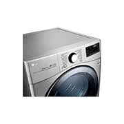 LG Secadora Carga Frontal 22kg/48lbs Victor 2 / Acero Inox, DF22VV2SB