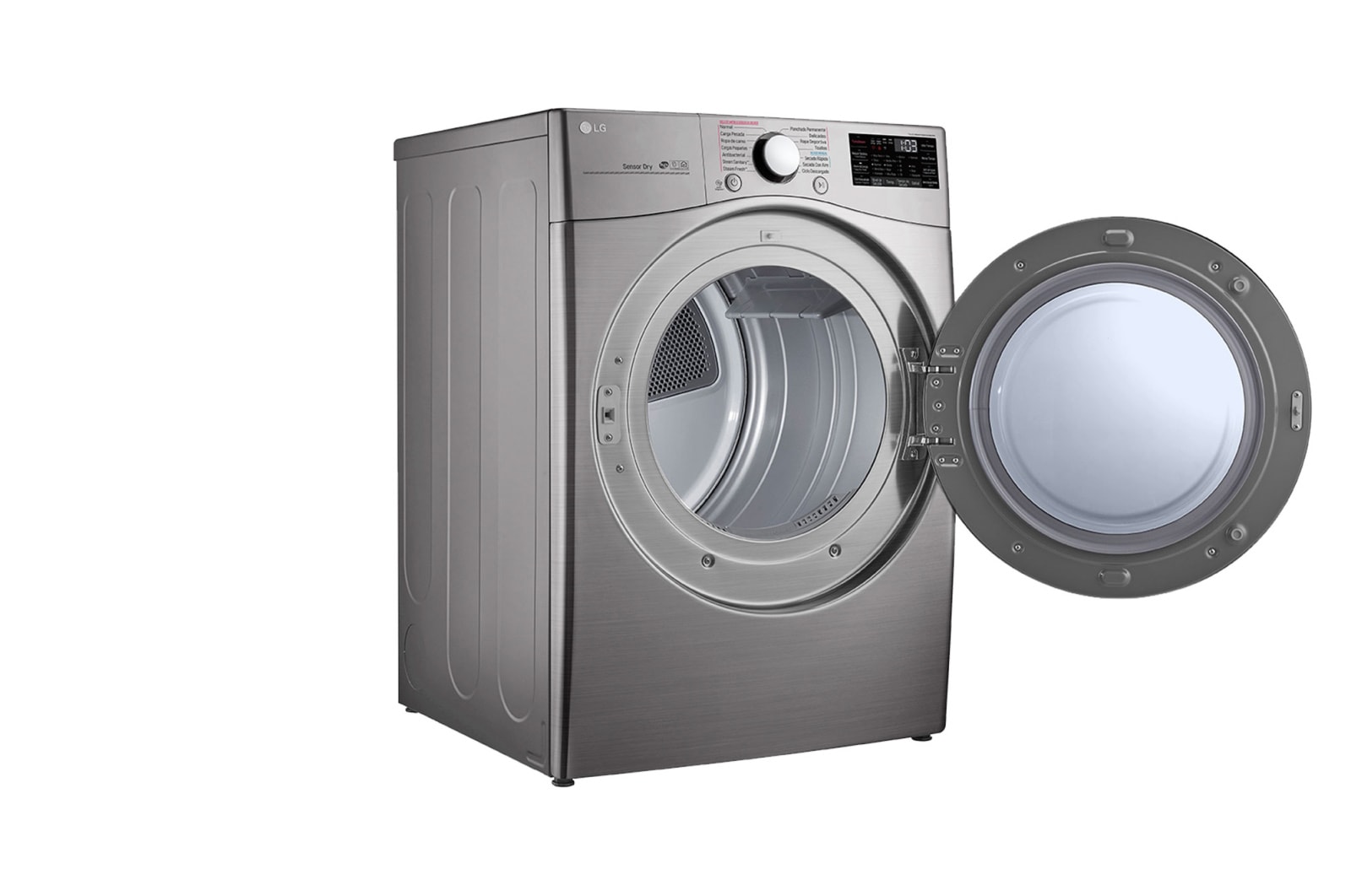 LG Secadora Carga Frontal 22kg/48lbs Victor 2 / Acero Inox, DF22VV2SB