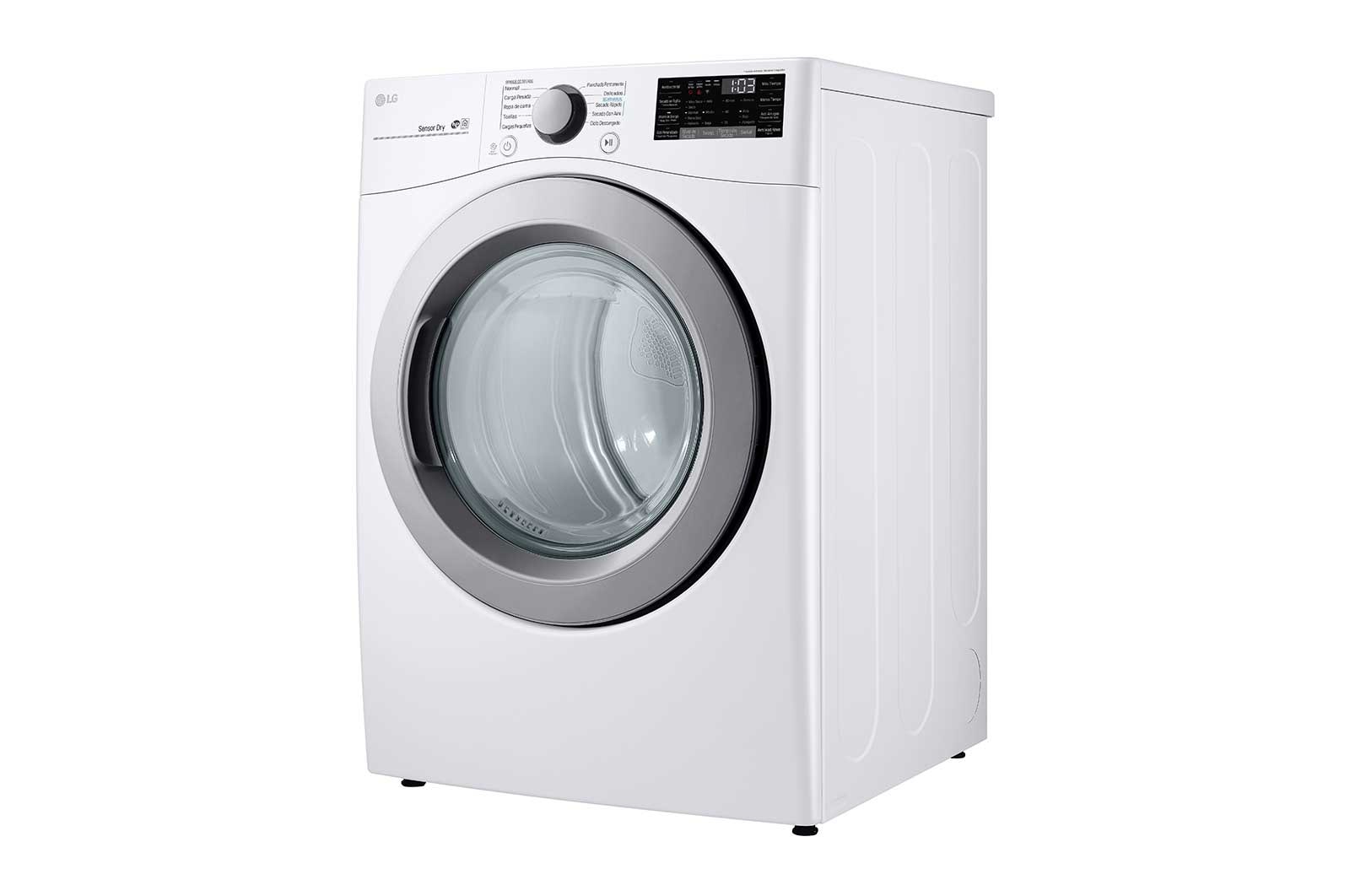 LG Secadora a Gas 22kg/48lbs, Color Blanco, DF22WV2