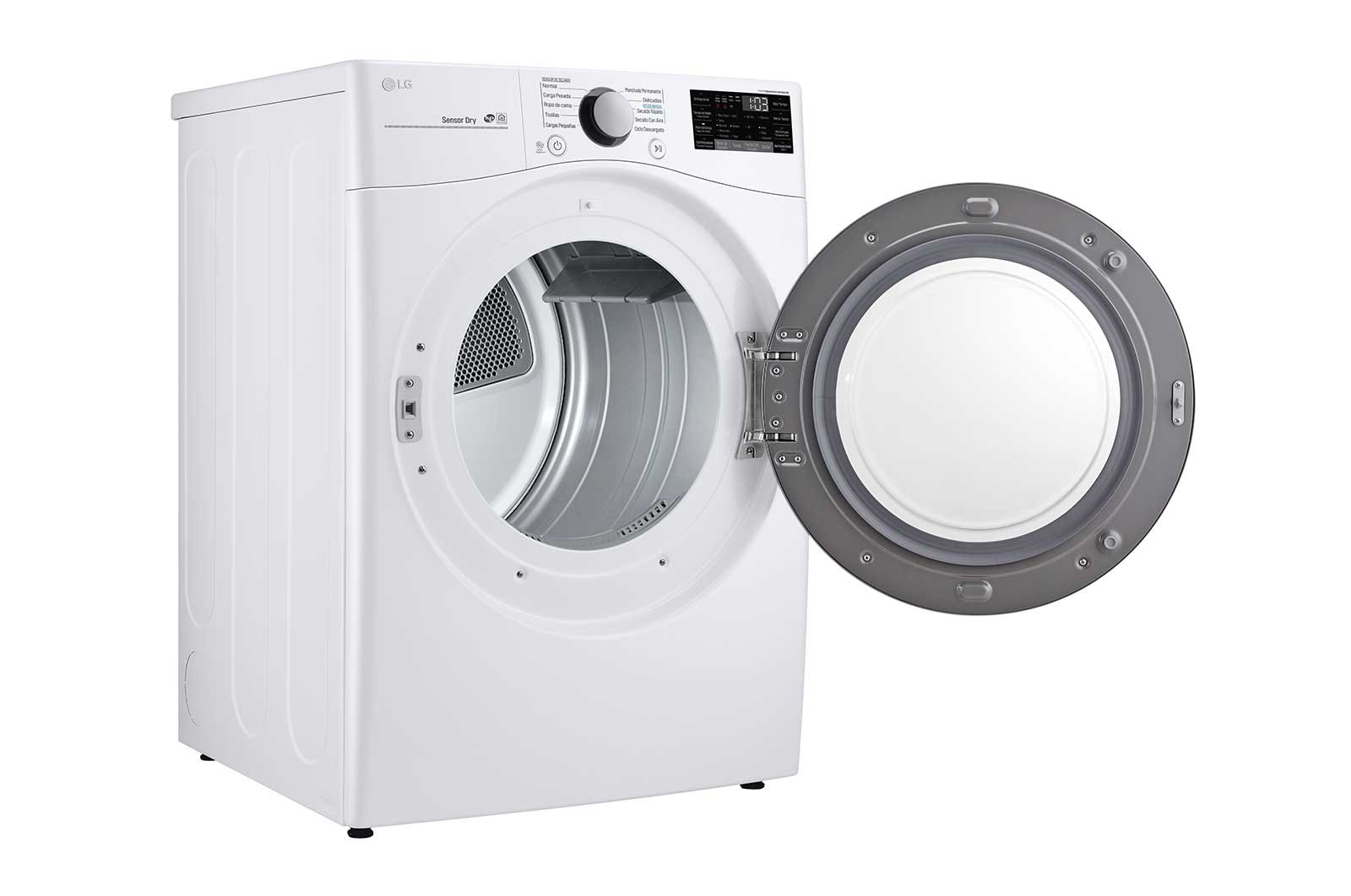 LG Secadora a Gas 22kg/48lbs, Color Blanco, DF22WV2