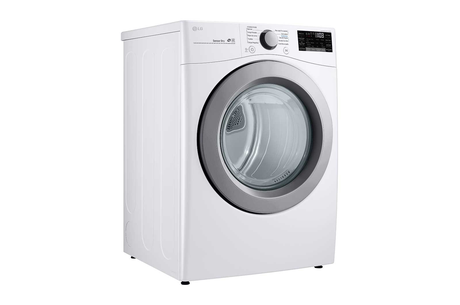 LG Secadora a Gas 22kg/48lbs, Color Blanco, DF22WV2