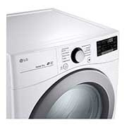 LG Secadora a Gas 22kg/48lbs, Color Blanco, DF22WV2