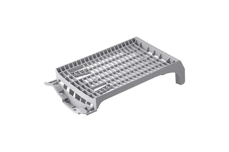 Vista detallada de rendija en secadora LG carga frontal.