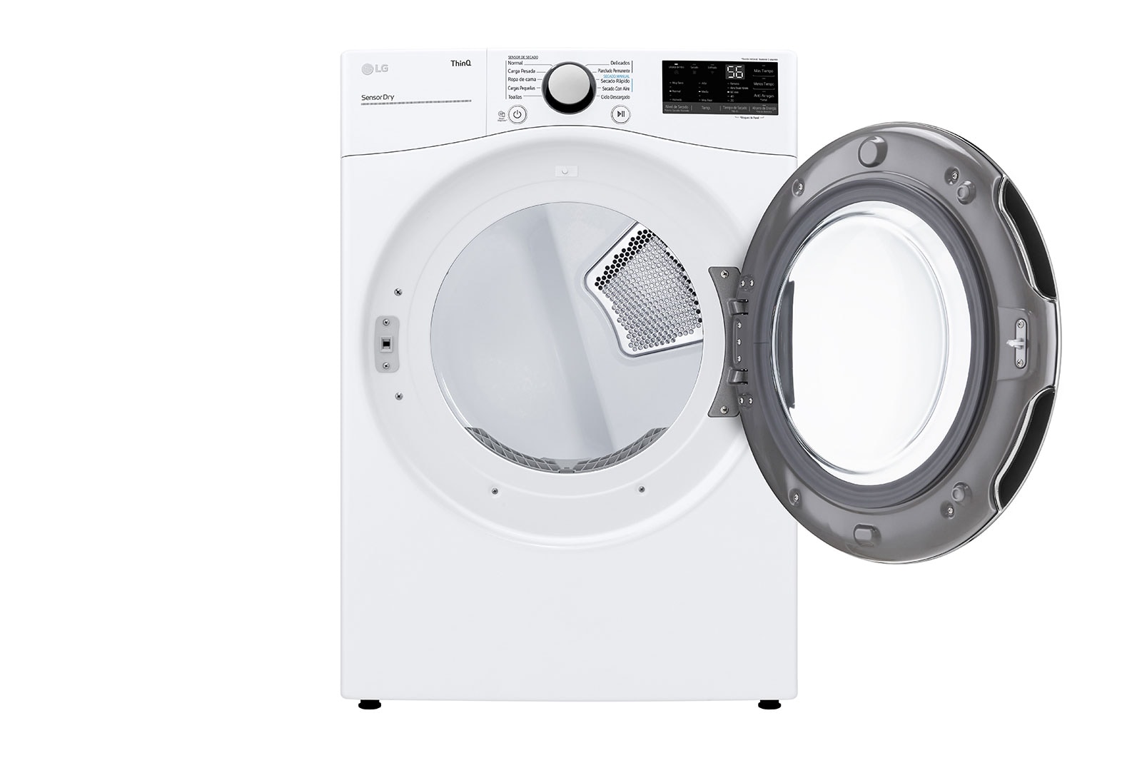 LG Secadora Carga Frontal 22kg/48lbs, ThinQ, Victor 2 / Blanca, DF22WV2SR