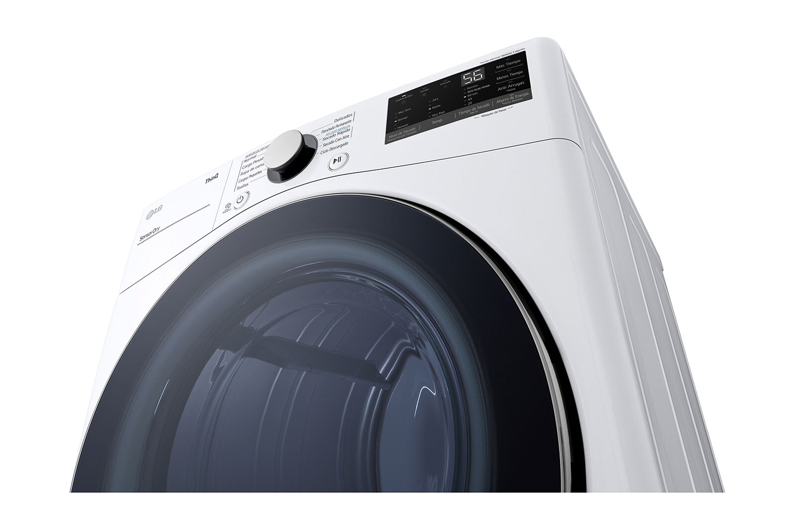 LG Secadora Carga Frontal 22kg/48lbs, ThinQ, Victor 2 / Blanca, DF22WV2SR