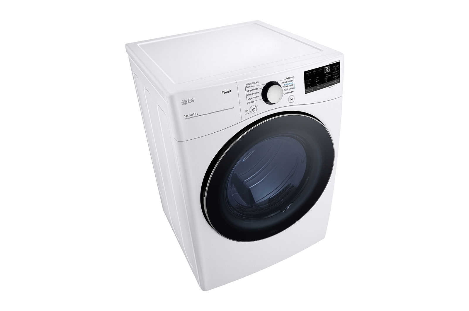 LG Secadora Carga Frontal 22kg/48lbs, ThinQ, Victor 2 / Blanca, DF22WV2SR