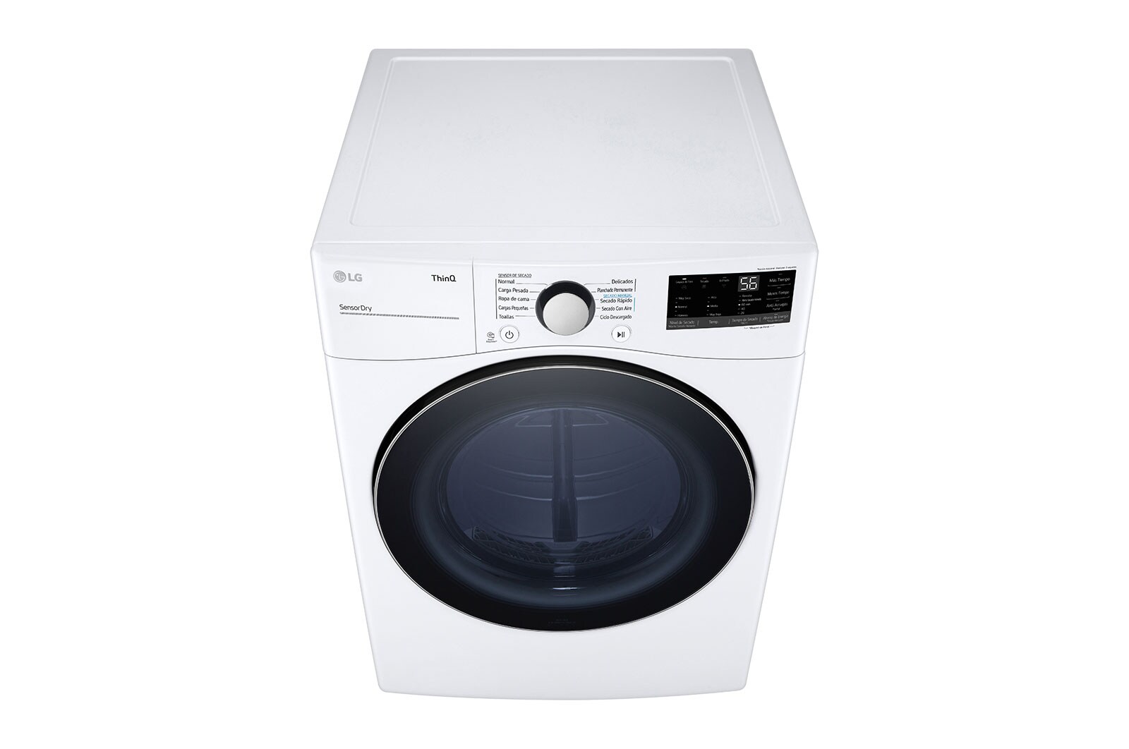 LG Secadora Carga Frontal 22kg/48lbs, ThinQ, Victor 2 / Blanca, DF22WV2SR