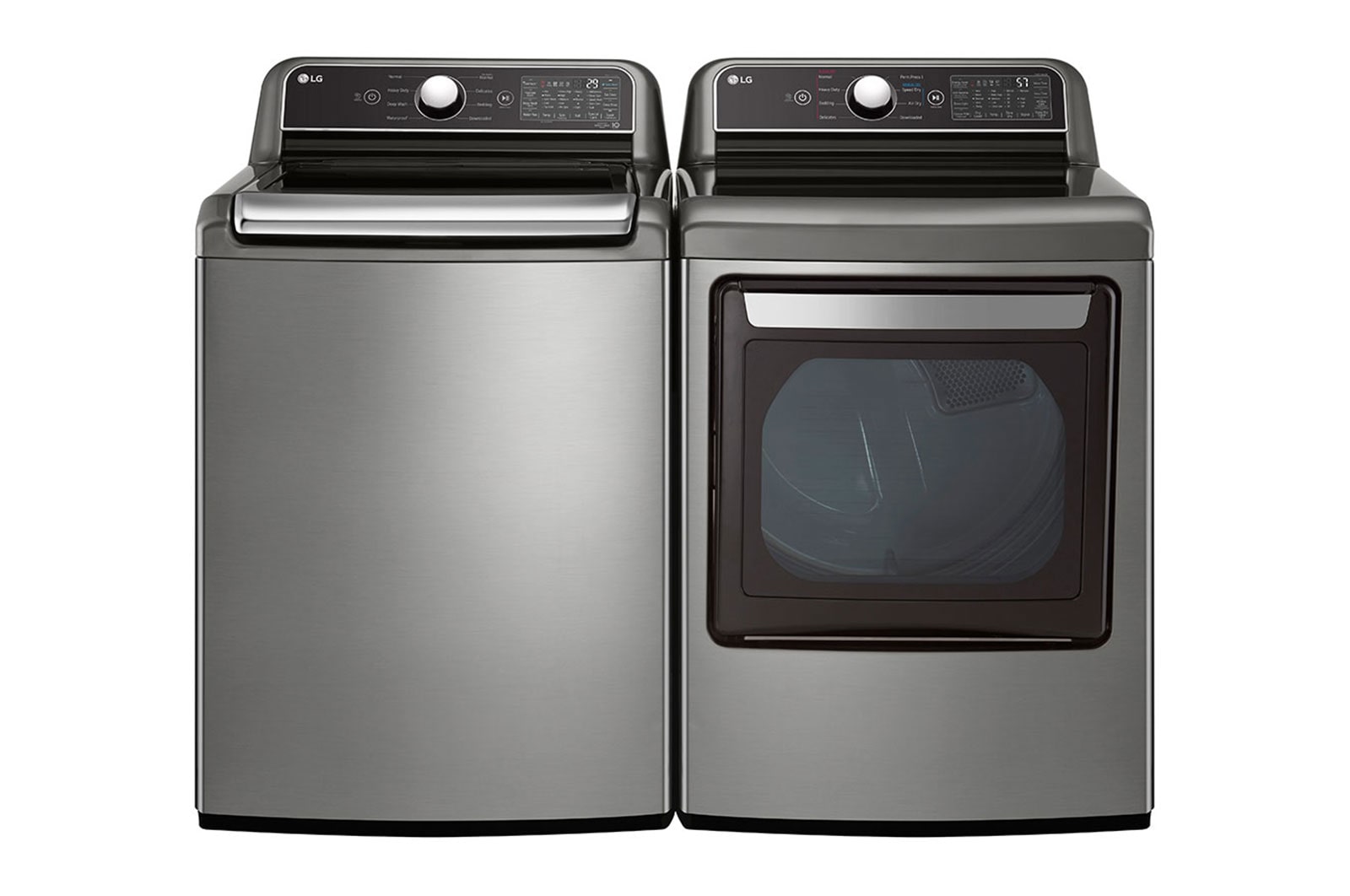 LG Secadora a gas 25Kg de gran capacidad, ThinQ, color Acero (grafito) conexión Wifi, sensor de secado, DT25VTGP2