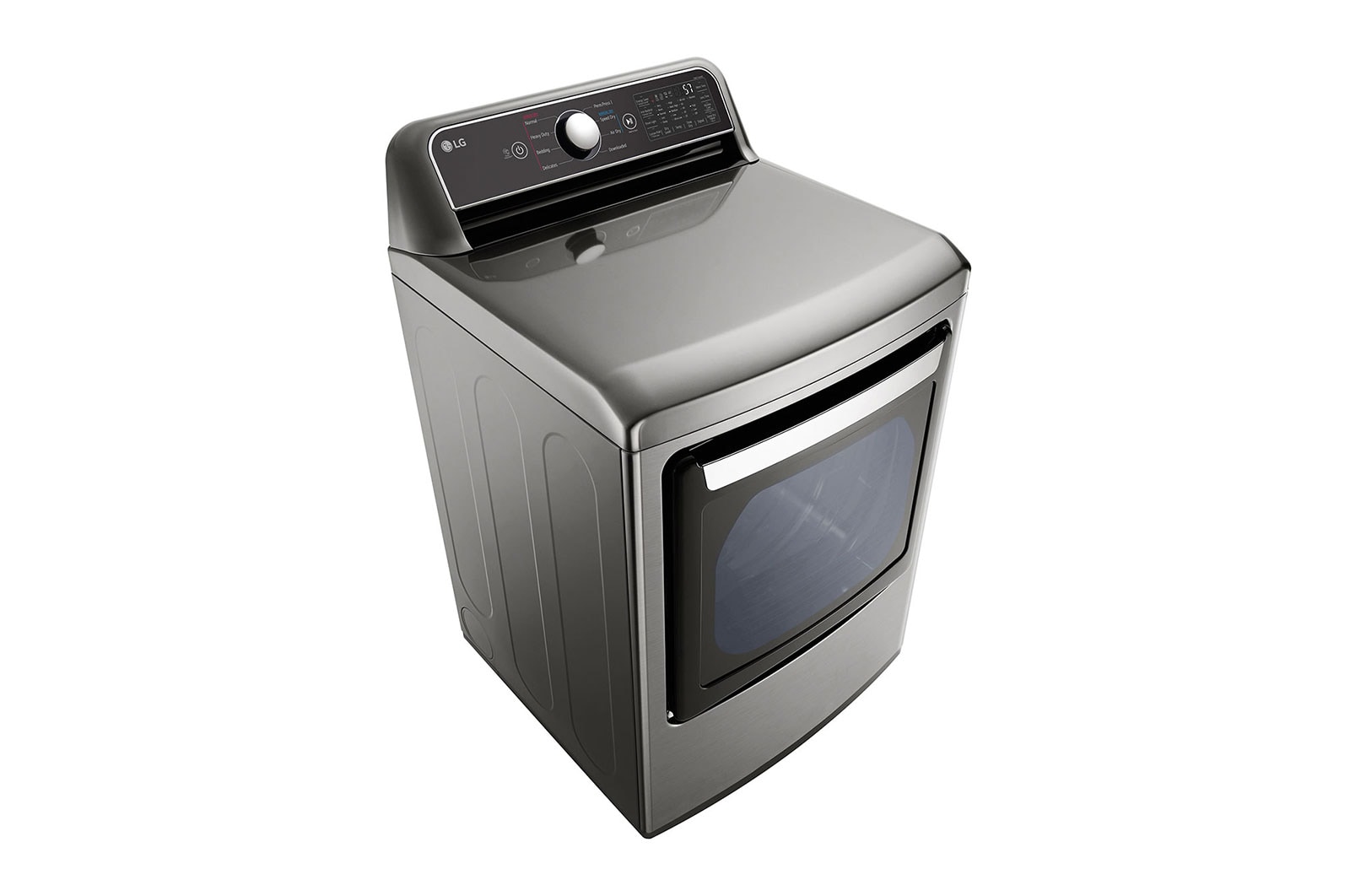 LG Secadora a gas 25Kg de gran capacidad, ThinQ, color Acero (grafito) conexión Wifi, sensor de secado, DT25VTGP2