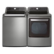 LG Secadora a gas 25Kg de gran capacidad, ThinQ, color Acero (grafito) conexión Wifi, sensor de secado, DT25VTGP2