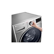 LG TWINWash™ Lava-Secadora Carga Frontal AI DD™ (Inteligencia Artificial), ThinQ, Capacidad Total 25,5kg/56lbs, Tipo Acero Inox , TWD22VS6BR