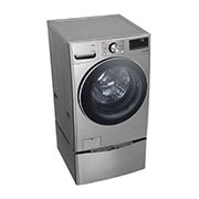 LG TWINWash™ Lava-Secadora Carga Frontal AI DD™ (Inteligencia Artificial), ThinQ, Capacidad Total 25,5kg/56lbs, Tipo Acero Inox , TWD22VS6BR