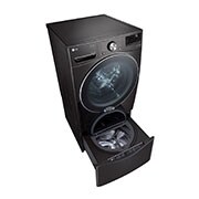 LG TWINWash™ Lavadora Capacidad Total 25,5kg/56lbs, ThinQ, AI DD™ (Inteligencia Artificial) , Black Steel “Negro Acabado Tipo Acero Inox” , TWO22BV2SR