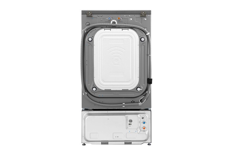 LG Set TWINWash™ Lavadora Capacidad Total 25,5kg/56lbs, ThinQ, AI DD™ (Inteligencia Artificial), VCM Tipo Acero Inox, TWO22VV2SR