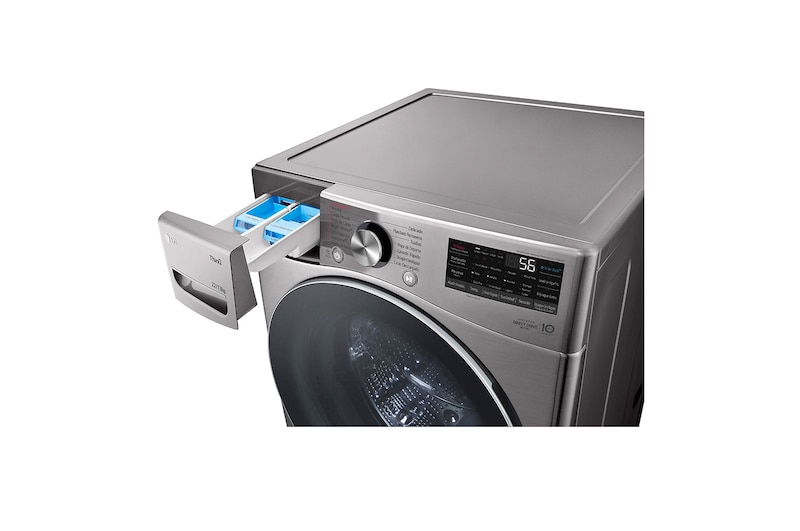LG Set TWINWash™ Lavadora Capacidad Total 25,5kg/56lbs, ThinQ, AI DD™ (Inteligencia Artificial), VCM Tipo Acero Inox, TWO22VV2SR