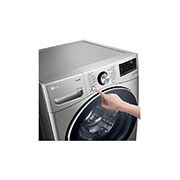 LG Set TWINWash™ Lavadora Capacidad Total 25,5kg/56lbs, ThinQ, AI DD™ (Inteligencia Artificial), VCM Tipo Acero Inox, TWO22VV2SR