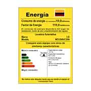 LG Lava-Secadora Carga Frontal (12kg/26lbs) con Tecnología AI DD™ & TurboWash™  Color Silver, WD12WVC5S6