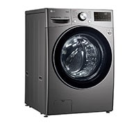 Lavadora LG WD16EG2S6 vista lateral derecha.