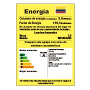 Lavadora LG WD16EG2S6 eficiencia energética.