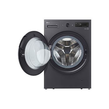 Vista frontal de Lavadora Carga Frontal -20kg/44lbs - AIDD - Compacta Gris Grafito, WO20EGNTS6P