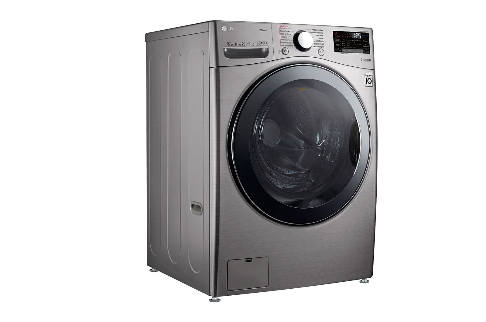 LG Lava-Secadora Carga Frontal Victor 2 VCM Tipo Acero Inox (20kg/44lbs), WD20VV2S6