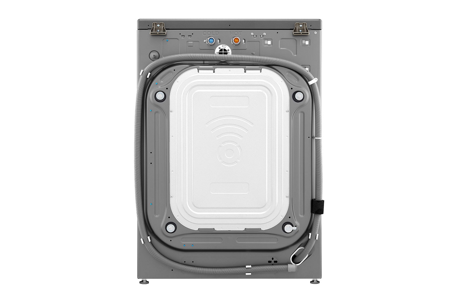 LG Lavadora carga Frontal 2 en 1 - 22 Kg/48 lbs - AIDD - WD22VV2S6BR, WD22VV2S6BR