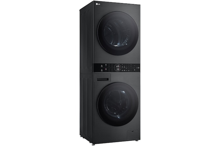 Vista de perfil frontal Centro de Lavado Washtower LG WK14BS6R