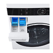 LG WashTower Lavadora (22kg/48lbs) & Secadora (22kg/48lbs) con Inteligencia Artificial AI DD, Control Central, Color Blanco, WK22WS6