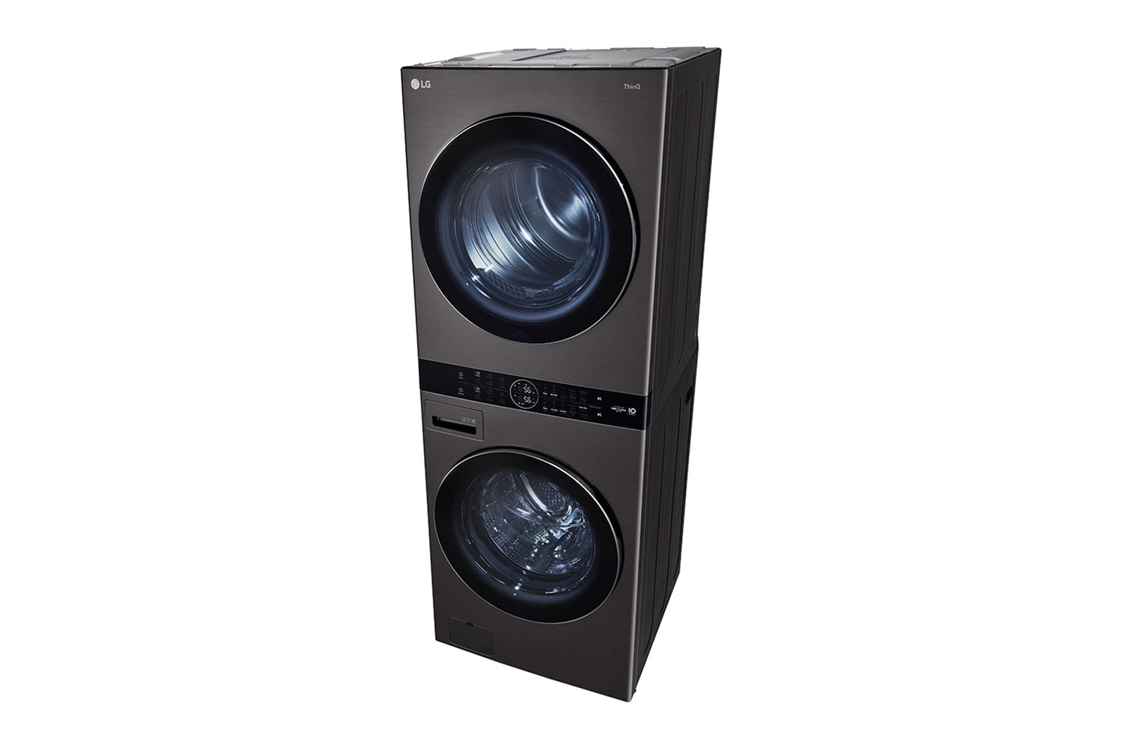 LG WashTower - Lavadora 25Kg & secado 22Kg - AI - color Negro, WK25BS6