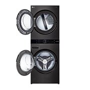 LG WashTower (25kg/55lbs) & Secadora (25kg/55lbs) AIDD, Color Negro, WK25BS6