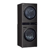 LG WashTower (25kg/55lbs) & Secadora (25kg/55lbs) AIDD, Color Negro, WK25BS6