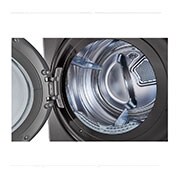 LG WashTower (25kg/55lbs) & Secadora (25kg/55lbs) AIDD, Color Negro, WK25BS6