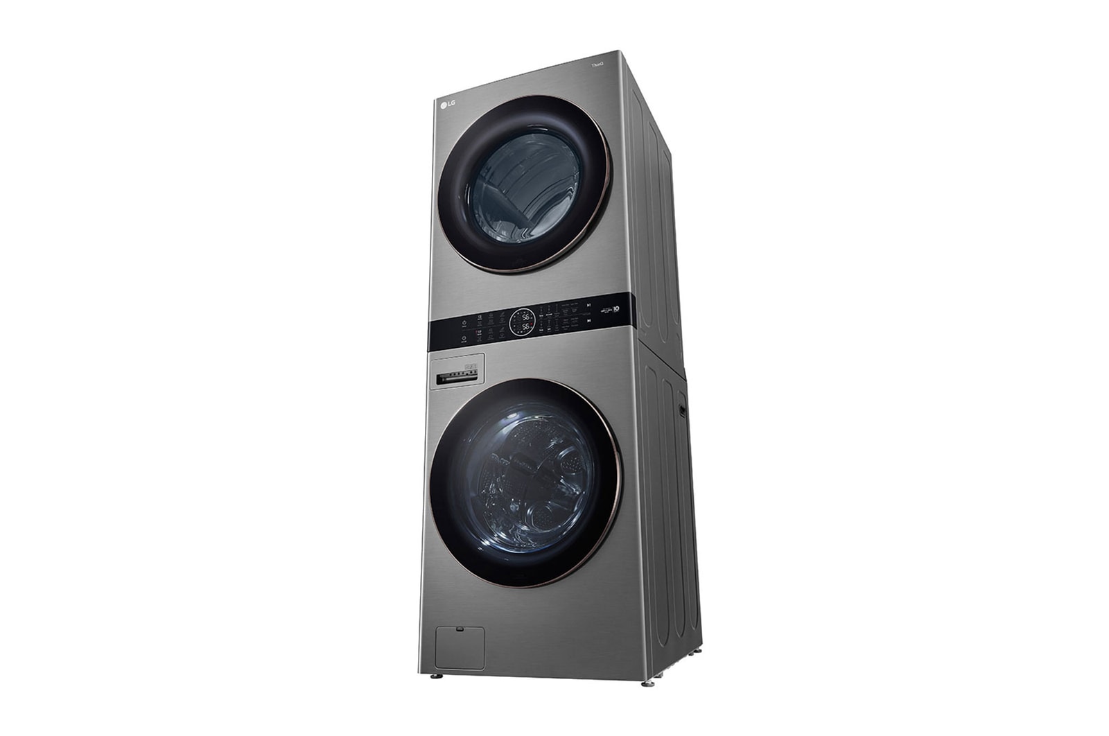 LG WashTower (25kg/55lbs) & Secadora (22kg/48lbs) AIDD, Color Silver, WK25VS6