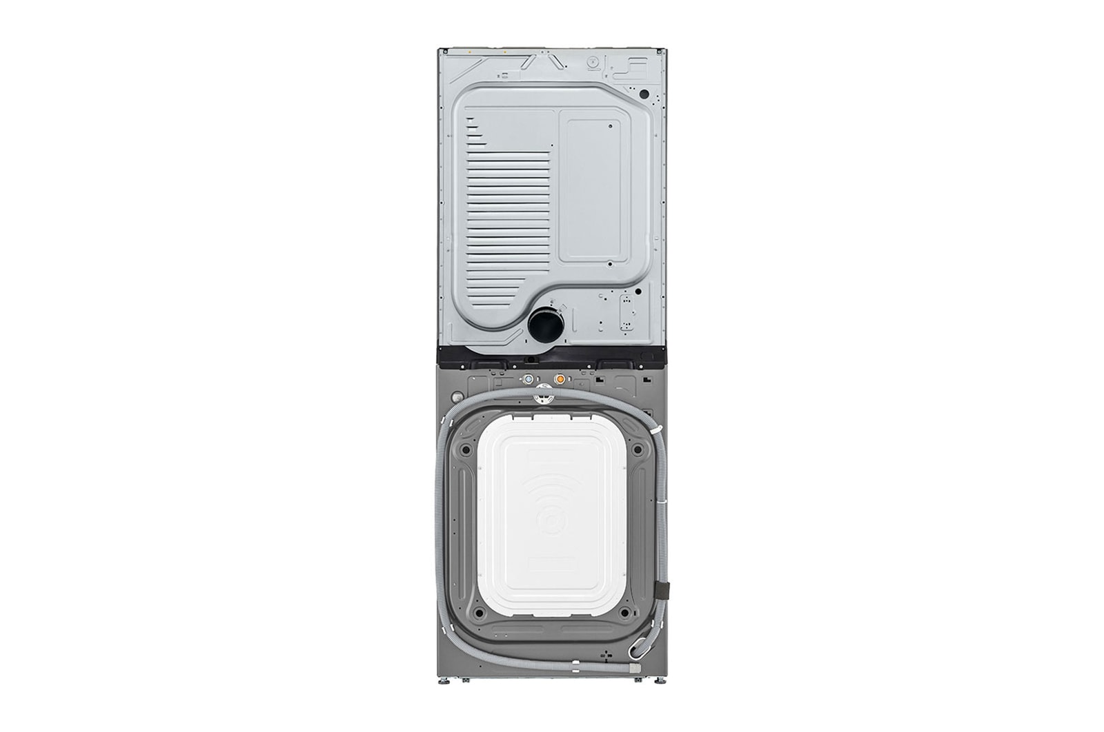 LG WashTower (25kg/55lbs) & Secadora (22kg/48lbs) AIDD, Color Silver, WK25VS6