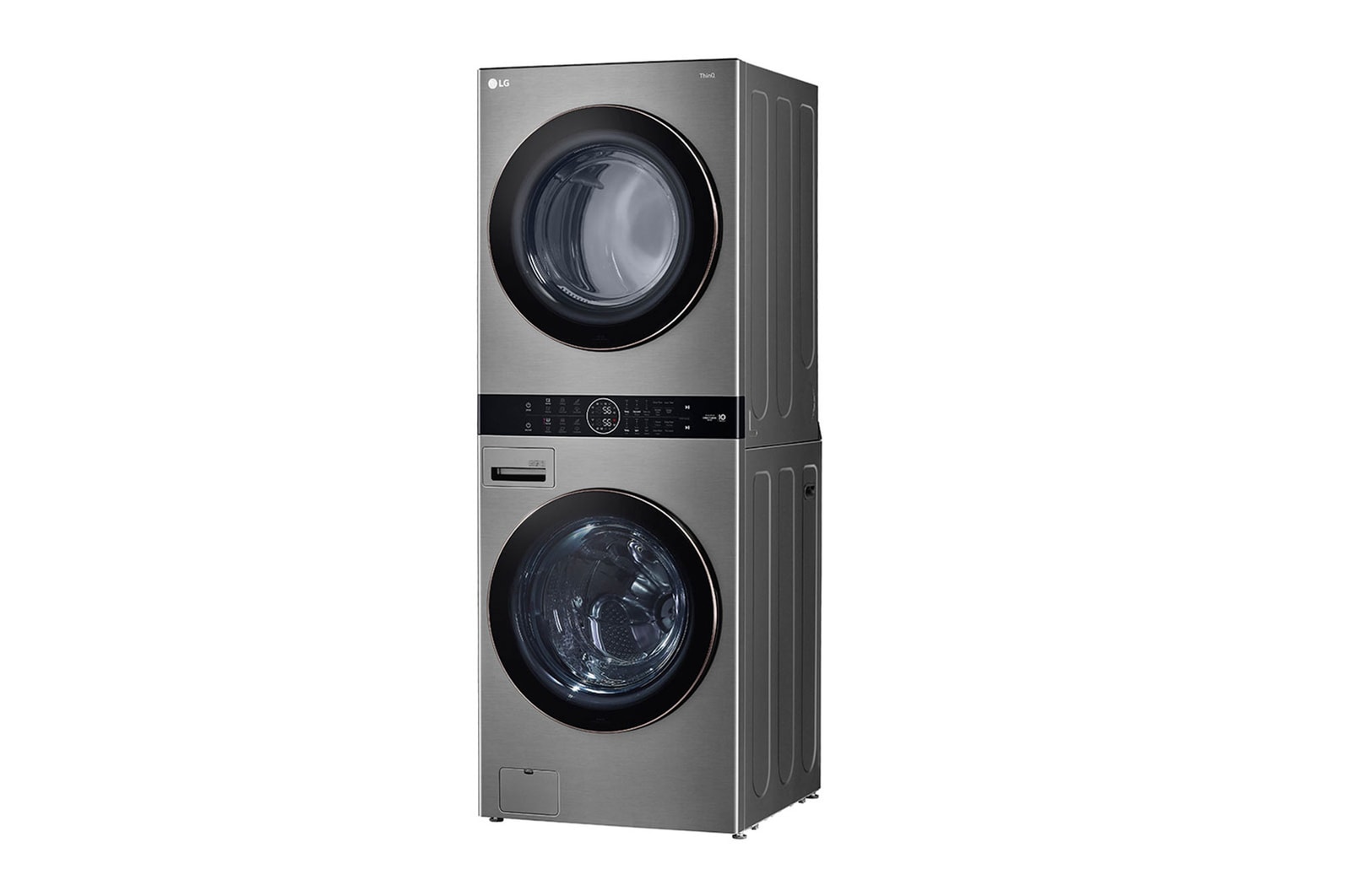 LG WashTower (25kg/55lbs) & Secadora (22kg/48lbs) AIDD, Color Silver, WK25VS6