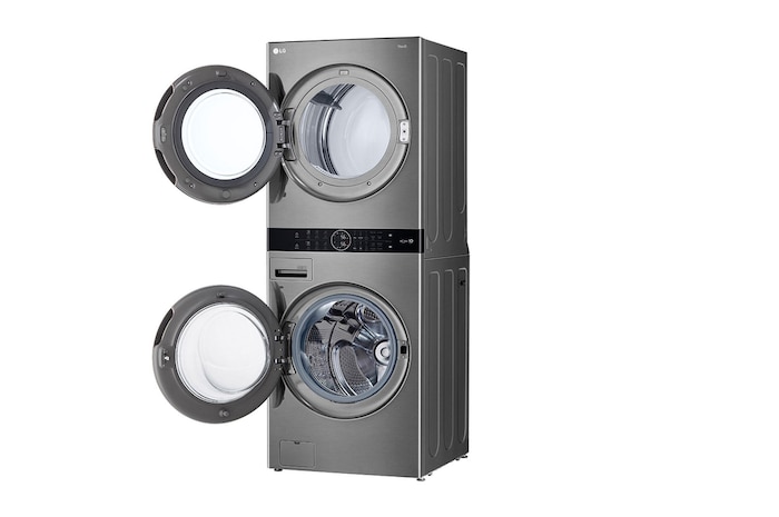 LG Washtower™ LG 25Kg/22Kg Plata AIDD™ TurboWash360™ Steam™ , WK25VS6