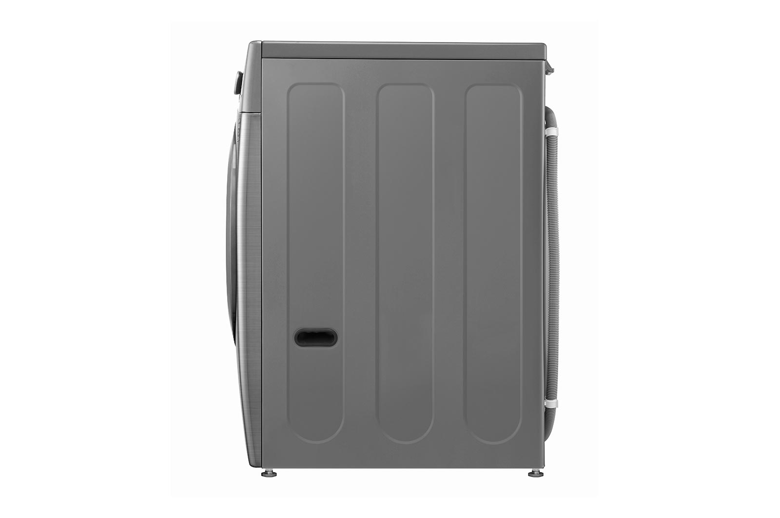 Lavadora LG wm20vv26w, vista lateral.