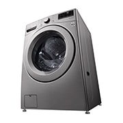 Lavadora LG wm20vv26w, vista frontal derecha desde abajo.