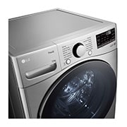 LG Lavadora Carga Frontal, 48lbs/22kg, ThinQ, 6MotionDD, Color VCM Tipo Acero Inox, WM22VV26R