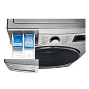 LG Lavadora Carga Frontal - 22kg/48lbs - 6 Motion - Color plata-WM22VV26R, WM22VV26R